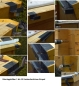 Preview: Gartenhaus Kastendachrinnenset bis 3,40 Meter Aluminium natur Simpel